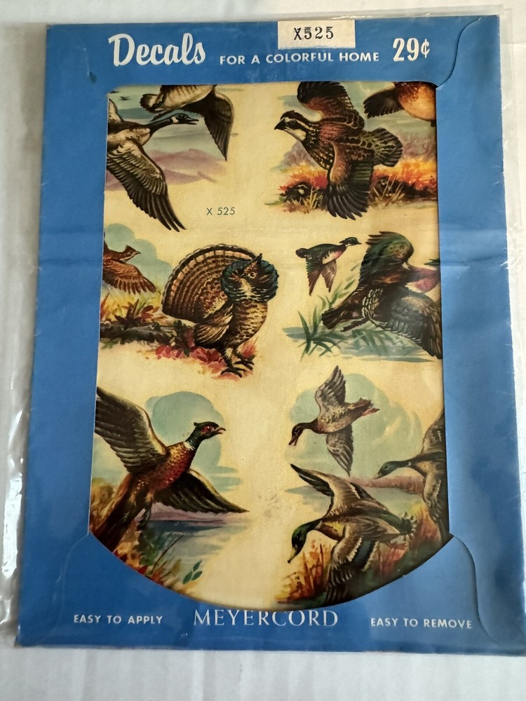 Meyercord Vintage Waterfowl Decals