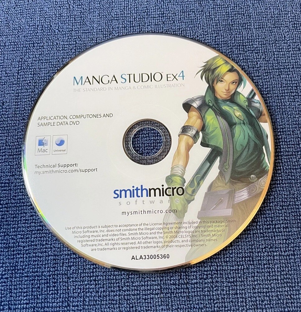 Smith Micro Manga Studio 4.0 for PC, Mac Disk Only