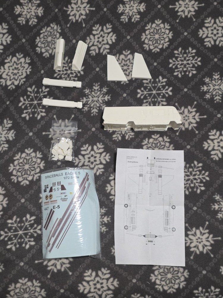 Larson Designs SpaceBalls Eagle 5  Resin Model 2000