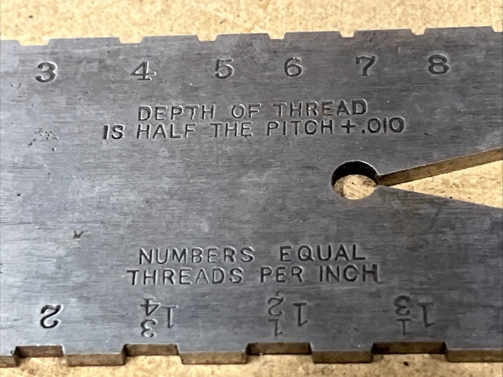 Starrett No. 284 Screw Thread Tool Gauge