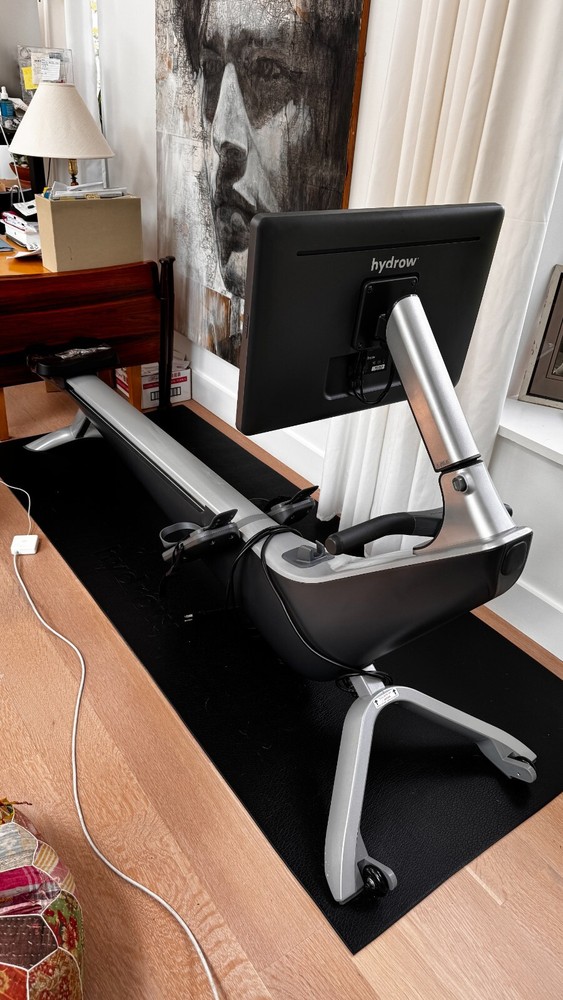 Hydrow Pro Rowing Machine with Immersive 22" HD Rotating Screen - Stows Upright