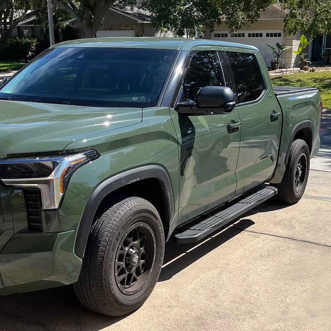 6.5 inch For 17-23 Honda Ridgeline Running Boards Truck Step Nerf Bar Blcak T