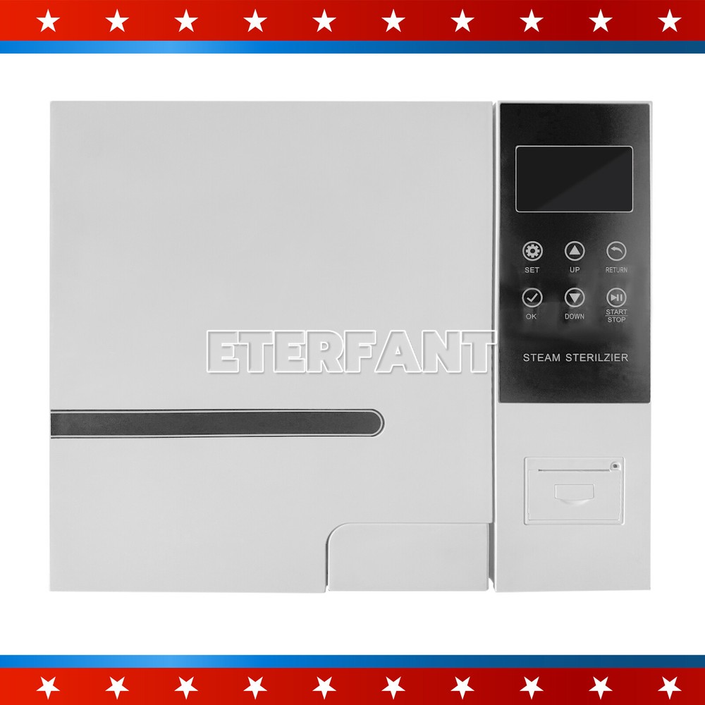 18L Class B Dental Autoclave Vacuum Steam Sterilizer Sterilization+Printer