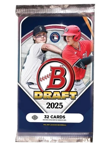 1x Hobby Pack from 2025 Bowman Draft Baseball