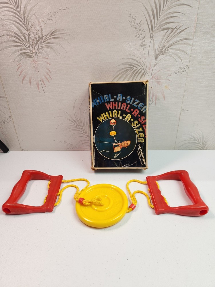 Whirl-a-Sizer Vintage Exercise X 2000 String Thing Complete Toner