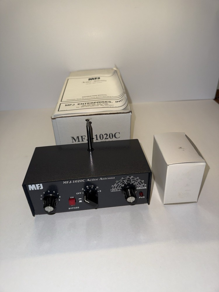 MFJ-1020C Tunable Active Antenna NIB
