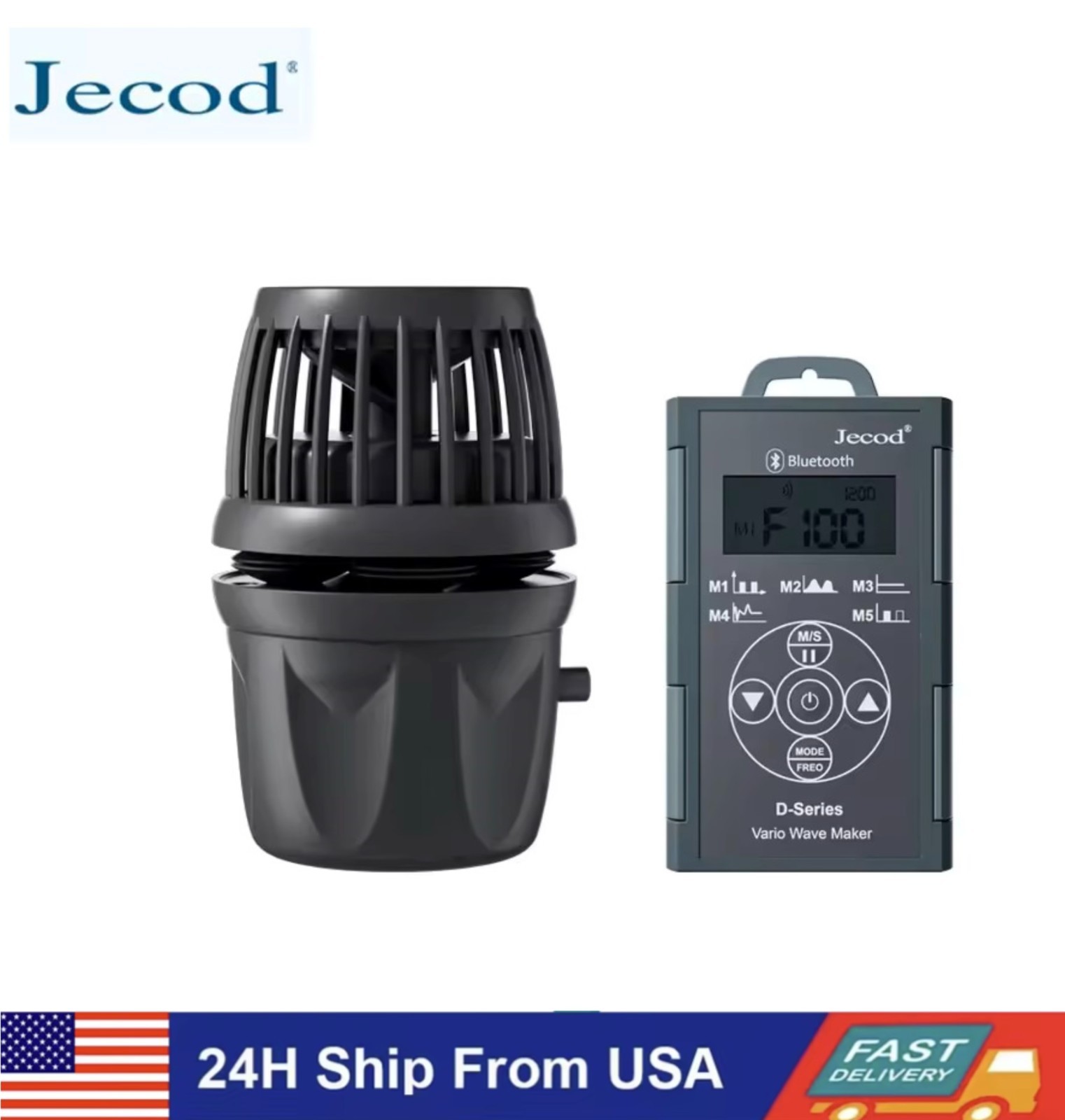 Jebao DMP-20 Jecod Aquarium Wave Maker Pump BluetoothApp Control Silent Powerful