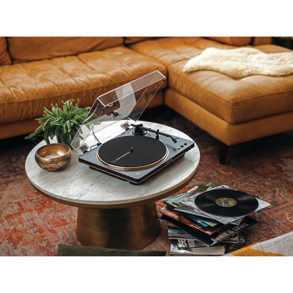 Audio-Technica Fully Automatic Wireless Belt-Drive Turntable (Black/Bronze)