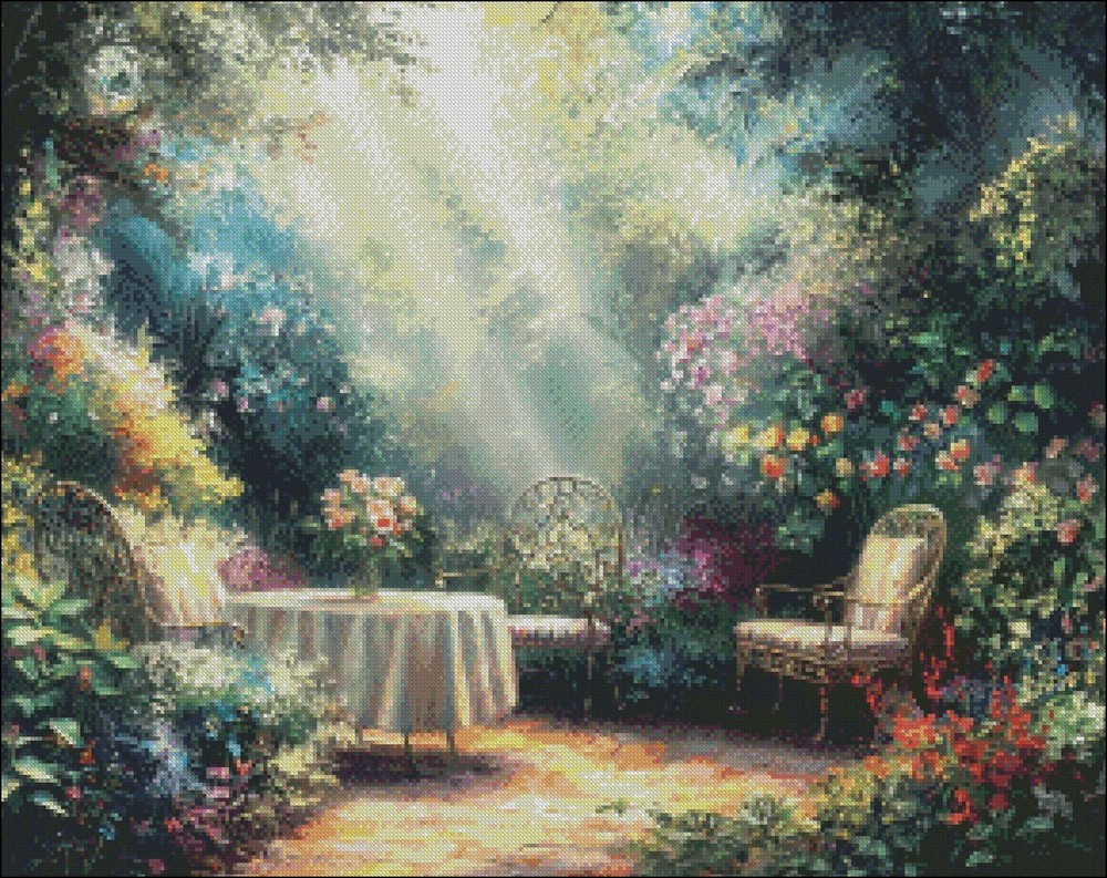 Sunlight Sonata 2 - Chart Counted Cross Stitch Patterns Needlework DIY DMC Color