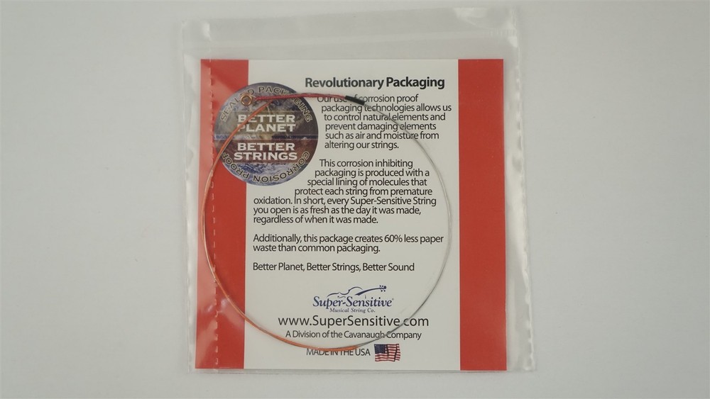 Super Sensitive Red Label Violin - Size E 1/2 Single String - SS2114