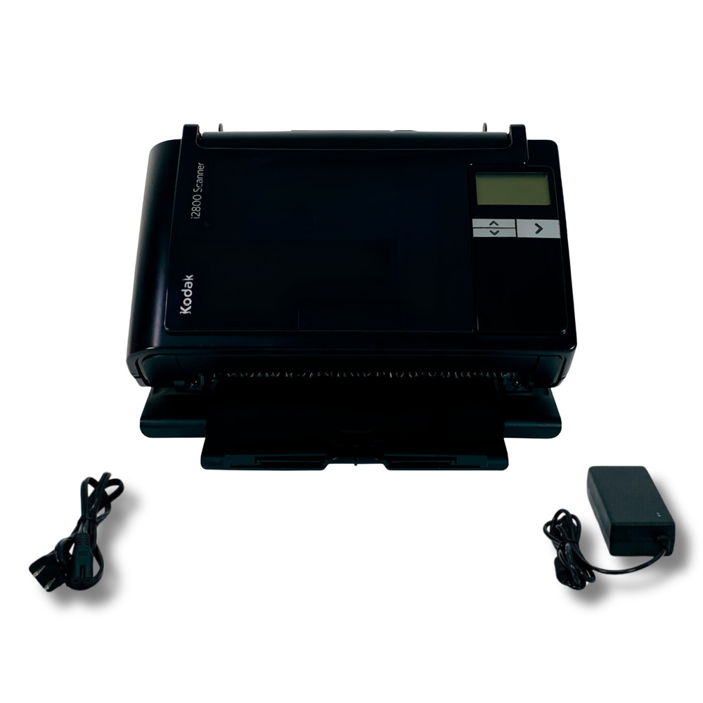 Kodak i2800 Duplex Image High Speed Document Scanner w/AC Adapter FULLY TESTED
