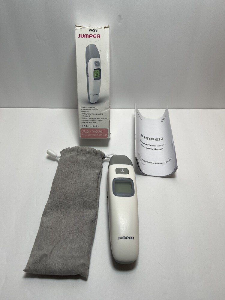 JUMPER JPD-FR408 FOREHEAD & EAR DIGITAL 1 SECOND INFRARED THERMOMETER