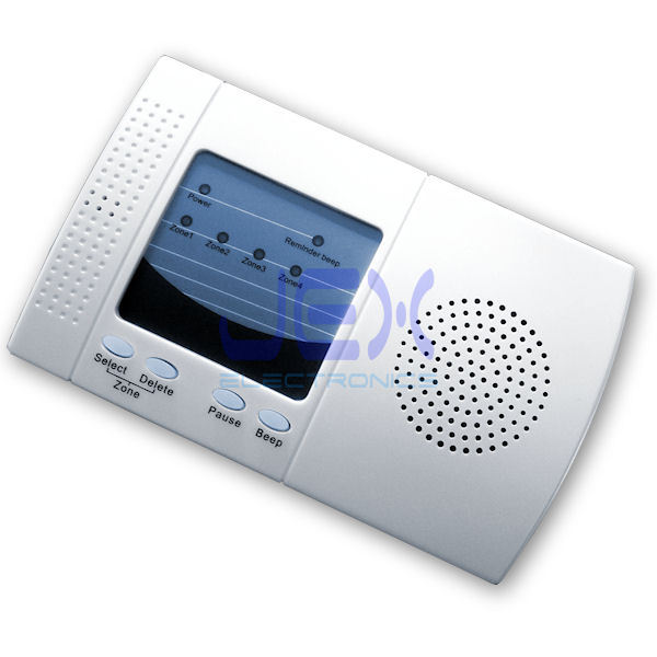 IR Beam Sensor Solar Powered Wireless Perimeter Security Alarm System Outdoor/in