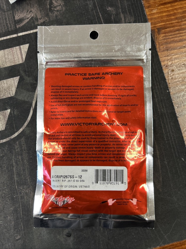 Victory Archery Insert Rip .267