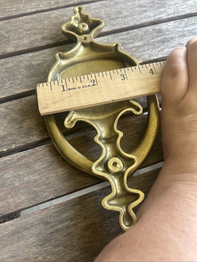 Things Remembered Solid Brass Hand Crafted Spain Door Knocker “Clark” Lampoon