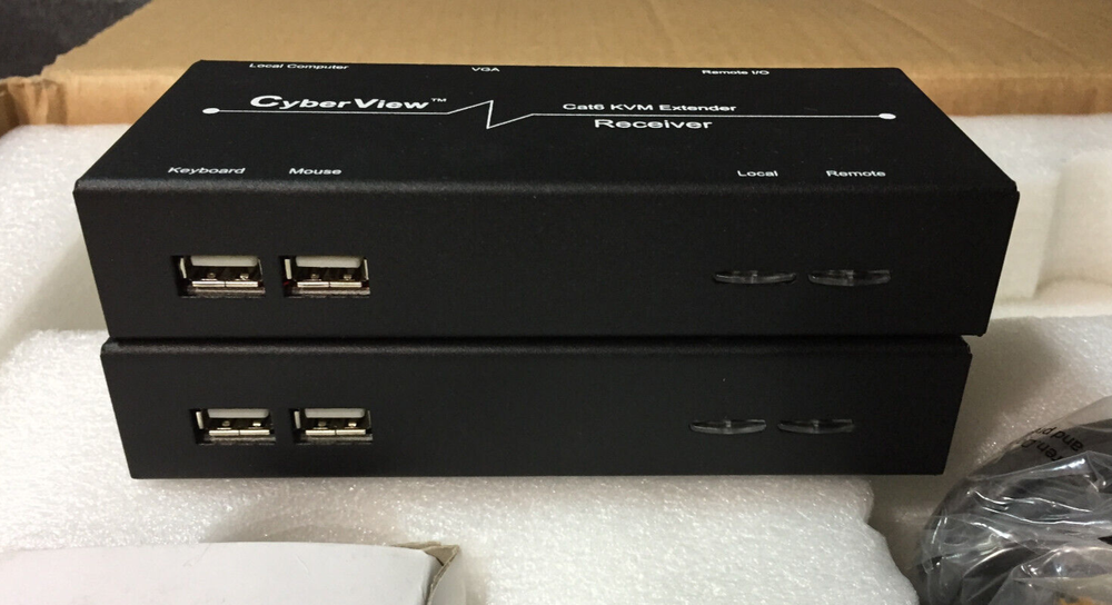 Cyberview Cat6 KVM Extender XTD-USB-1000