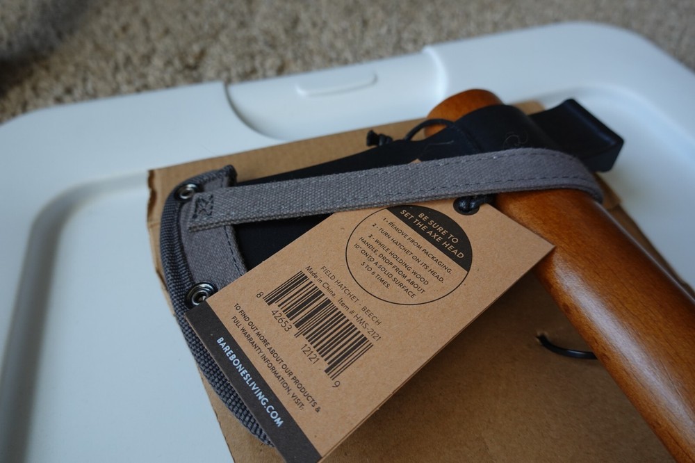 Barebones Field Hatchet 17” Wood Handle  - Unsplit