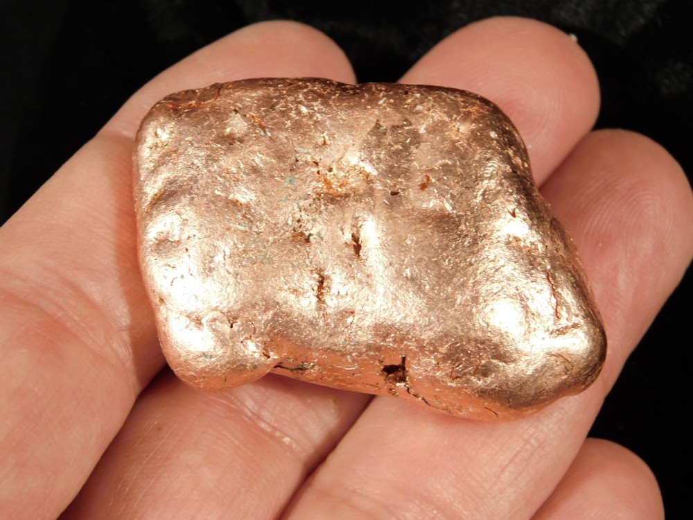 Heavy! 100% Natural Solid COPPER NUGGET or Native Copper Float Michigan 112gr