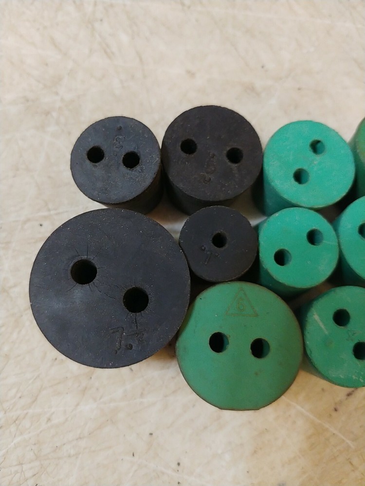 ASSORTED LABORATORY RUBBER STOPPERS