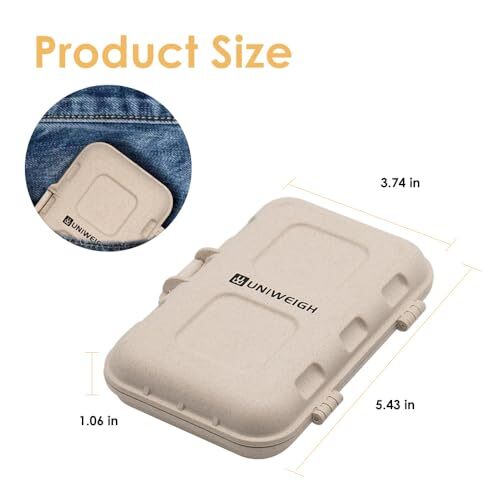 UNIWEIGH Digital Gram Scale,200g/0.01g Pocket Electronic Mini Assorted Sizes