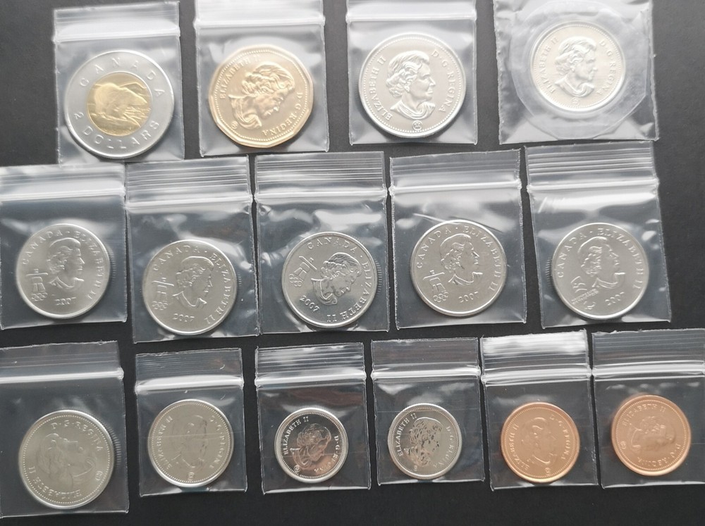 ***CANADA 2007 COMPLETE UNCIRCULATED COINS SET ***