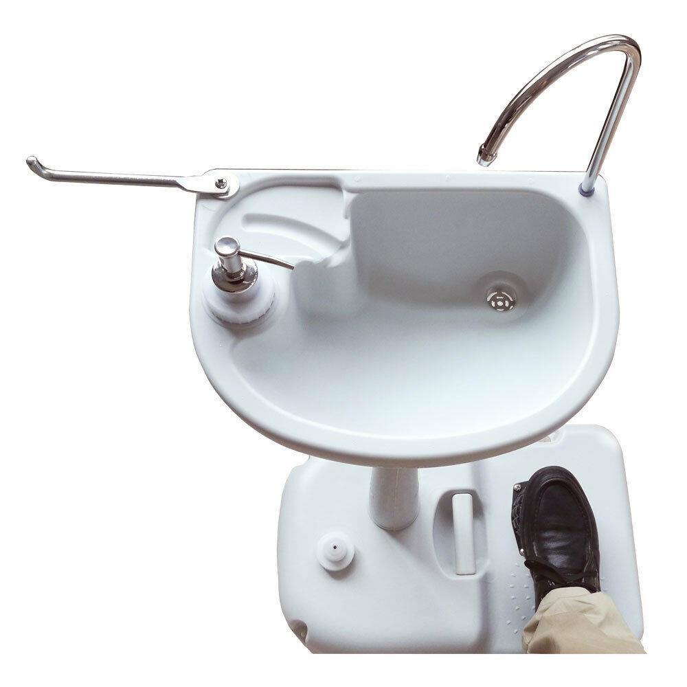 Portable Wash Basin Camping Garden Pipeline Sink Portable Water Tank Faucet New