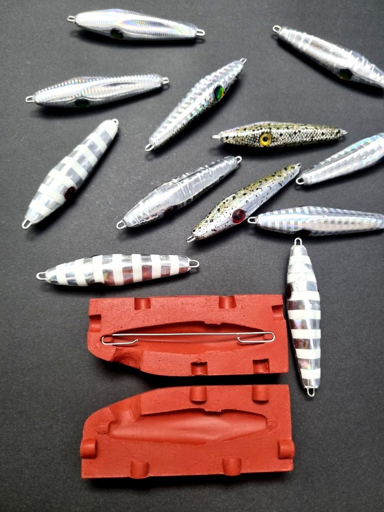 40 g / 1.5 oz Flat Fall Jig Mold