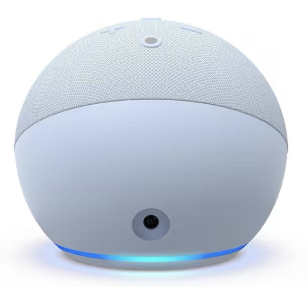 Amazon Echo Dot (5th Gen) with Clock White Alexa LED Display Bluetooth