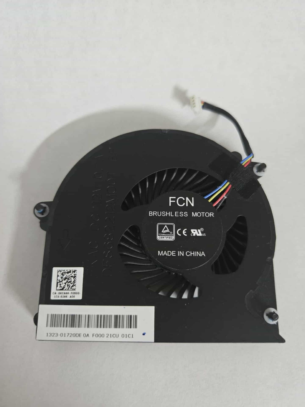 GENUINE DELL LATITUDE 5424 RUGGED FAN ASSEMBLY p/n KC66H