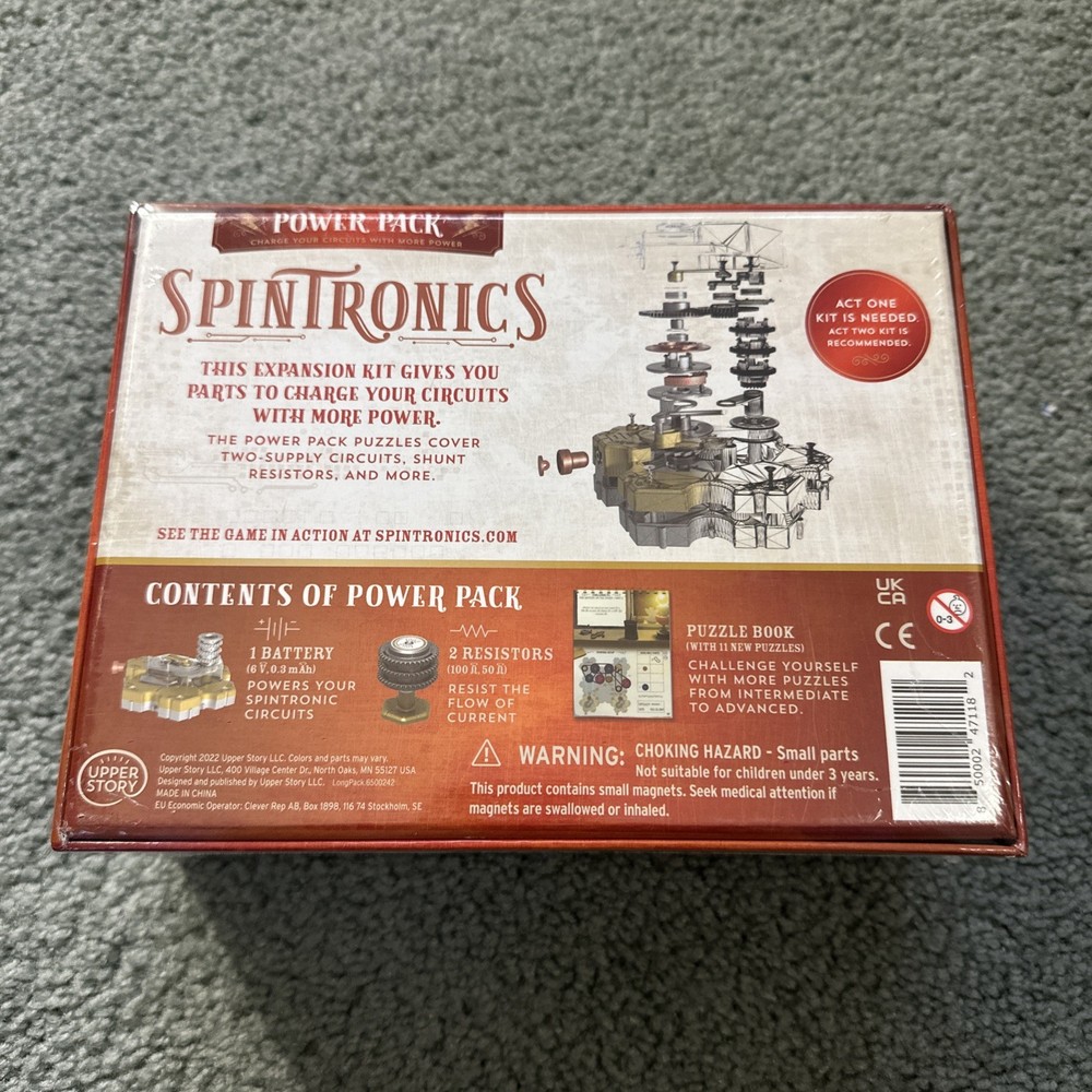 NEW Spintronics Power Pack Build Mechanical Circuits Sealed