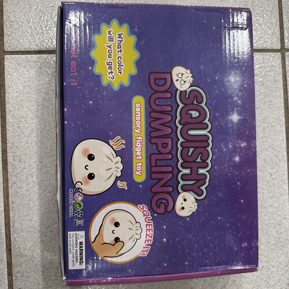 Mini Crazy Fun Squishy Mystery dumpling  Box 12 ea