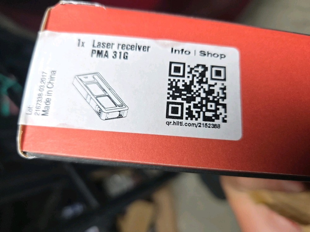 Hilti laser level receiver