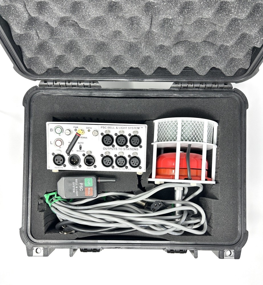 PSC Bell & Light System - Power Supply, Remote, Light/Bell - w/Pelican Case
