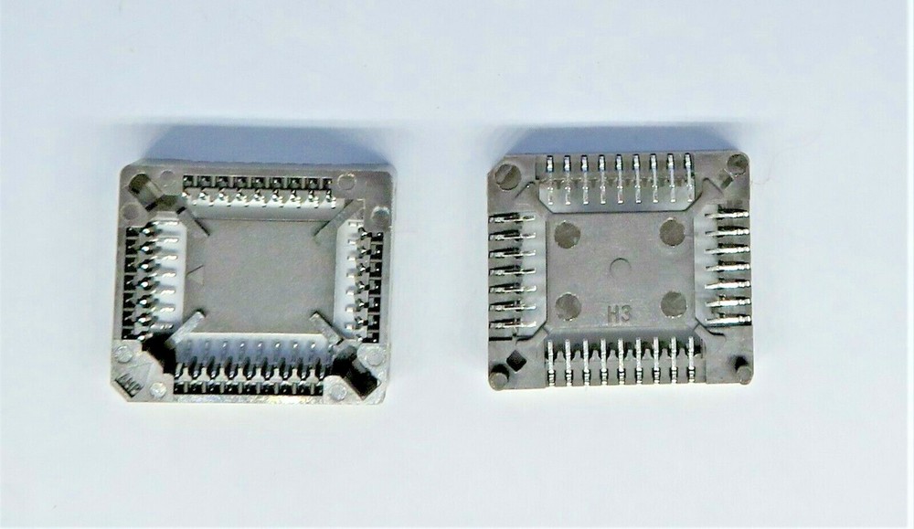 FCI PLCC-32P-T IC SOCKET 32-PIN PLCC THROUGH HOLE 5-PC LOT