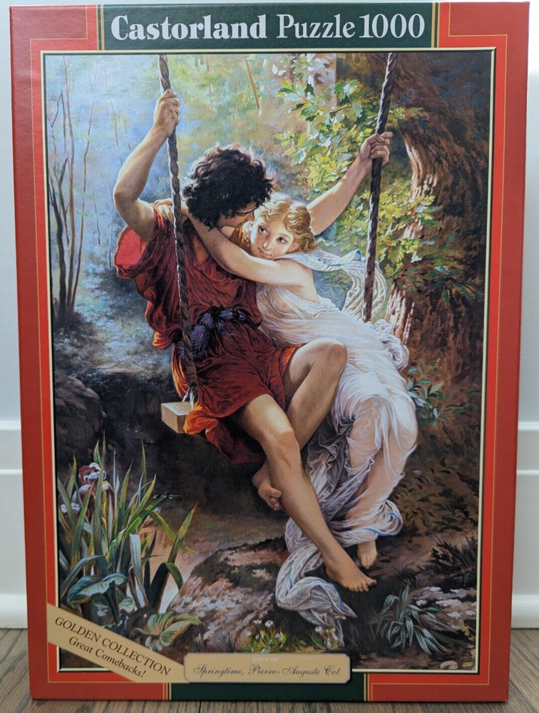 Castorland 1000 SPRINGTIME, Pierre-Auguste Cot, COMPLETE
