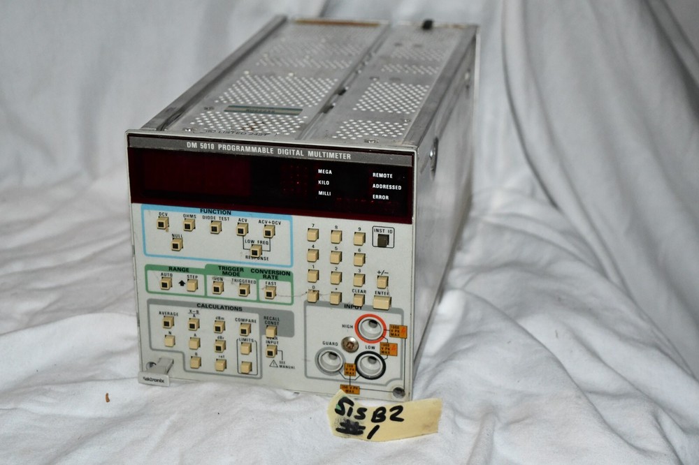 Tektronix DM5010 Programmable Digital Multimeter -FLASHES ON-AS IS READ 515b2 #1