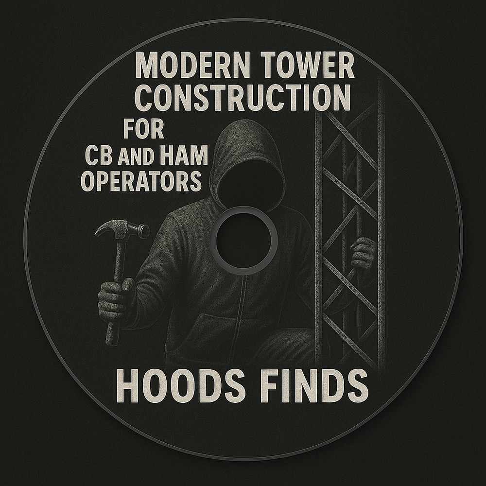 Modern Tower Construction Guide for Ham CB Radio Operators  on CD-ROM