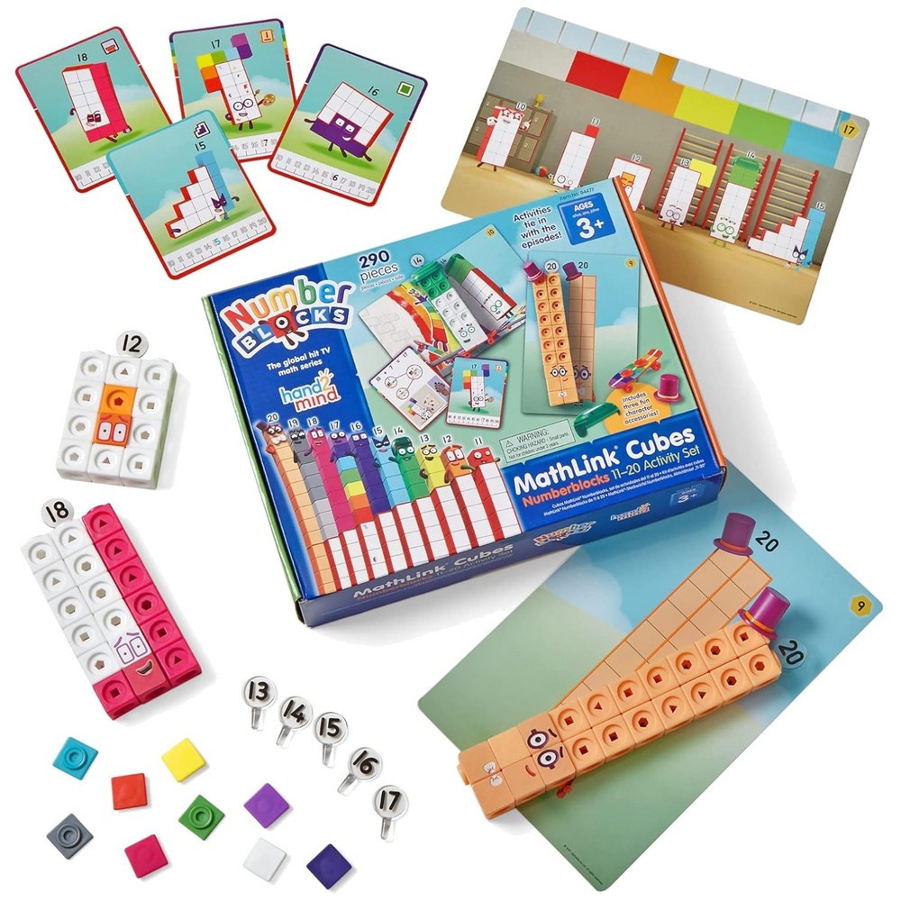 MathLink Cubes Numberblocks Set - Educational Activities Kit