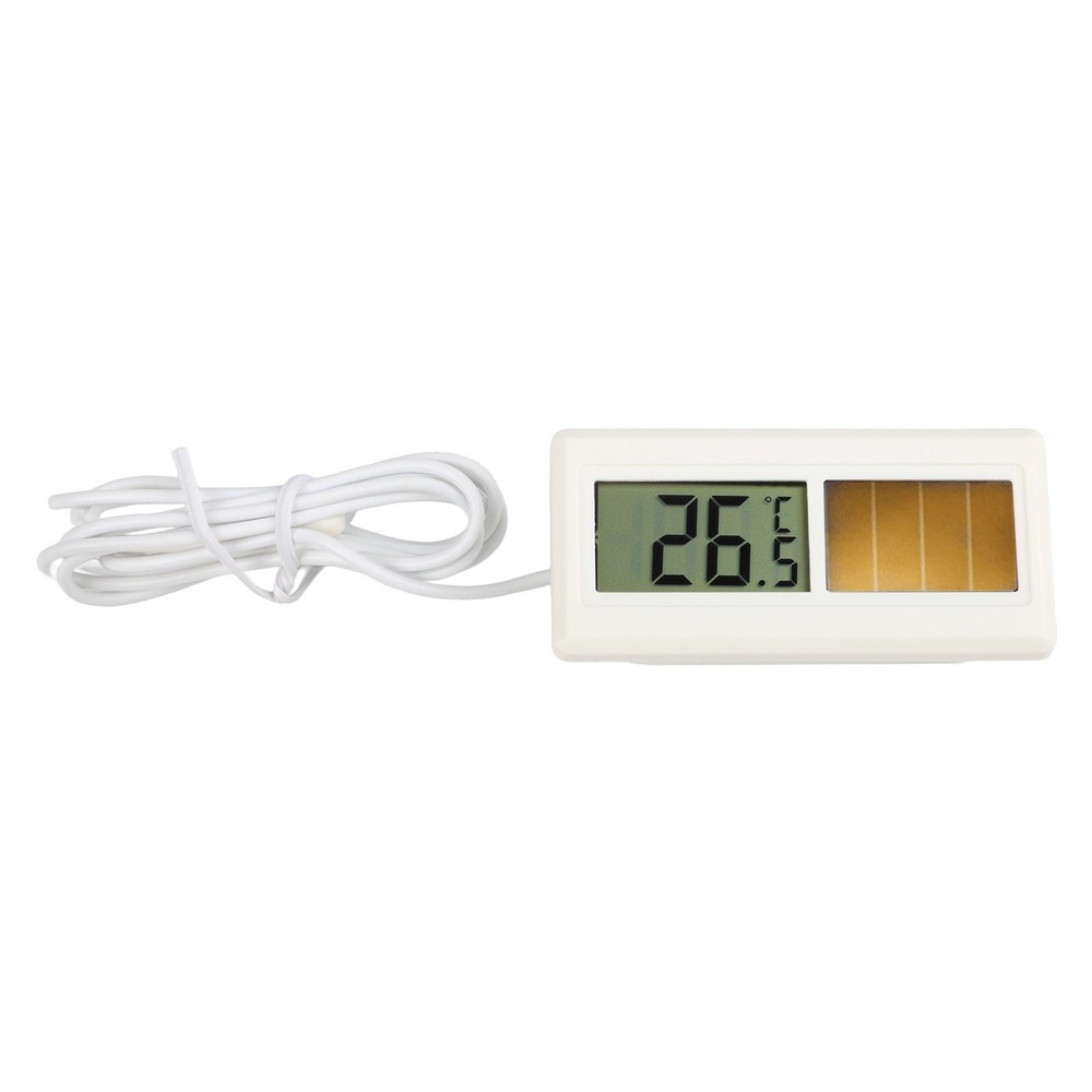 Sleek LCD Solar Thermometer Sensor For Accurate Temperature Measurement New