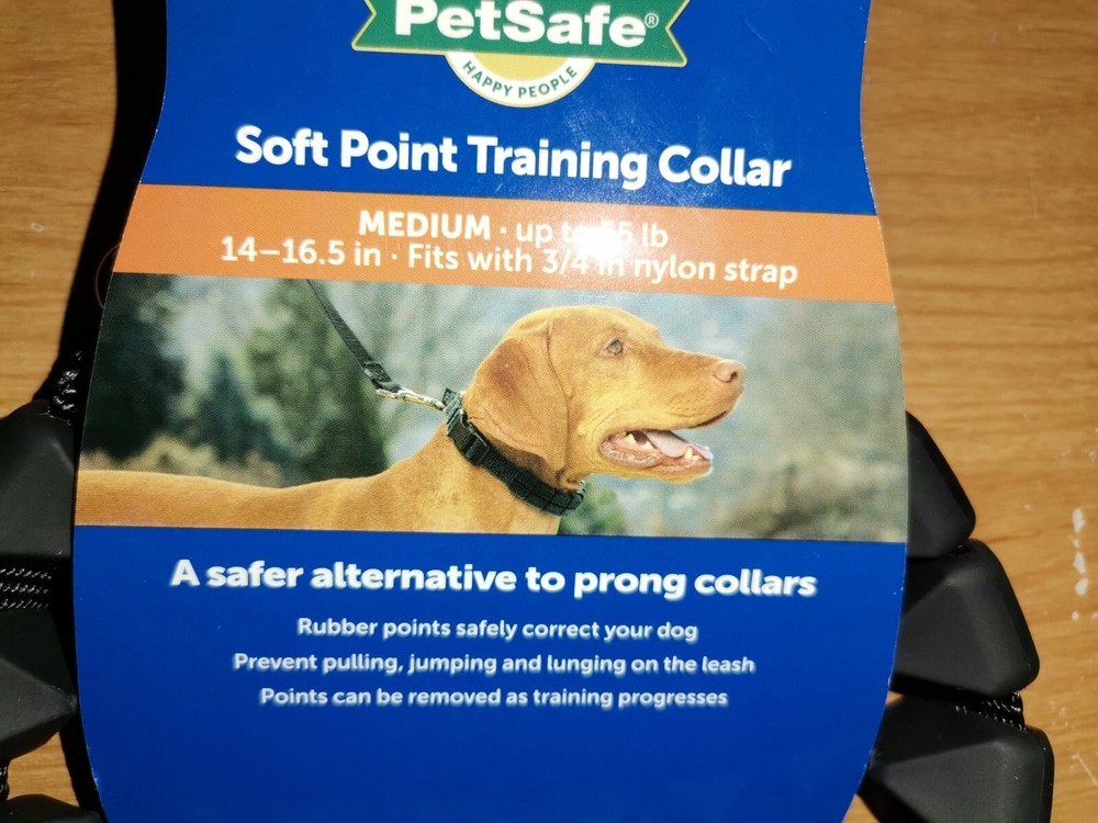 PetSafe Soft Point No Pull Training Dog Collar, Medium upto 55lbs - Retails $17
