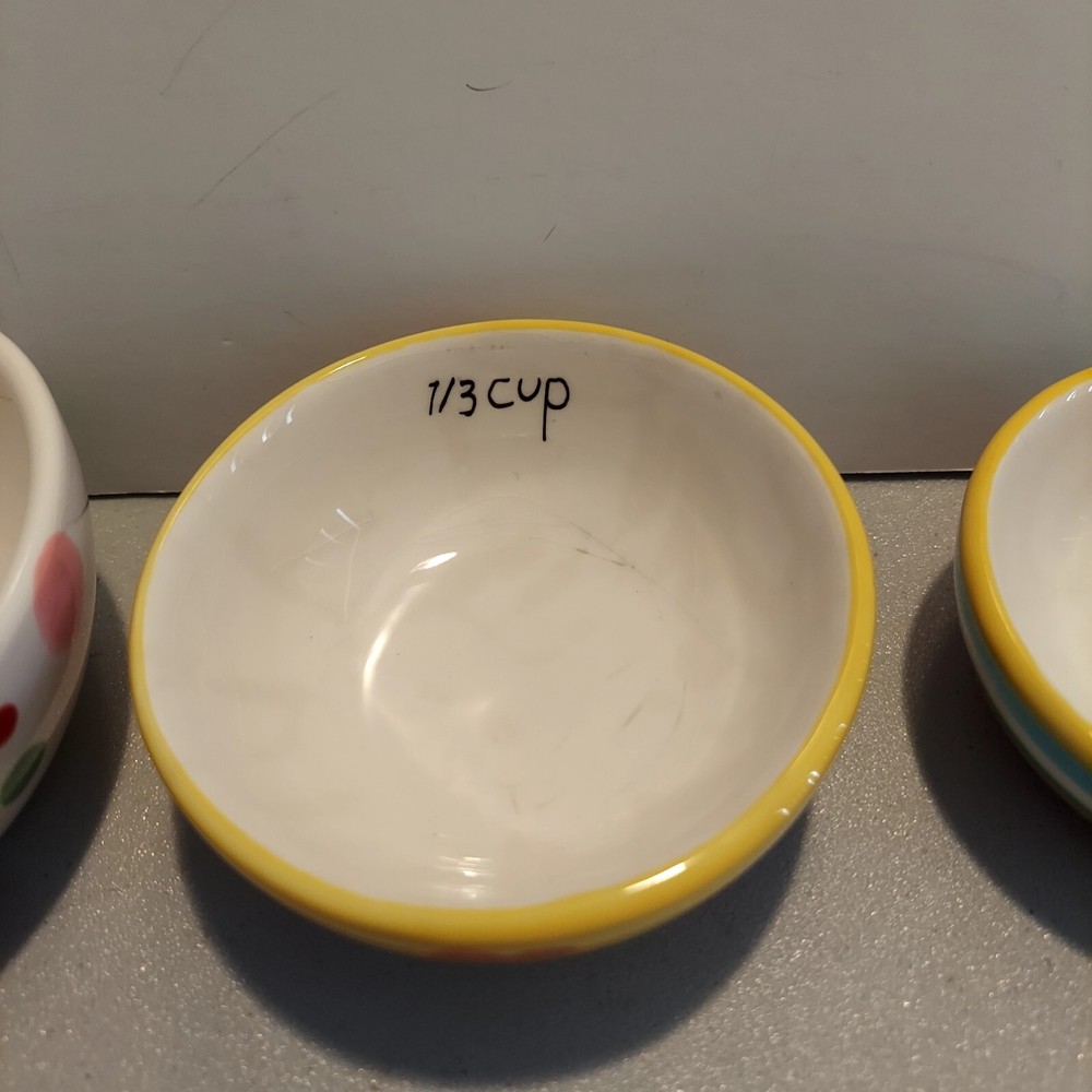 Boston Warehouse Trading#1638444 Ladybug Ceramic Nesting Measuring Cups