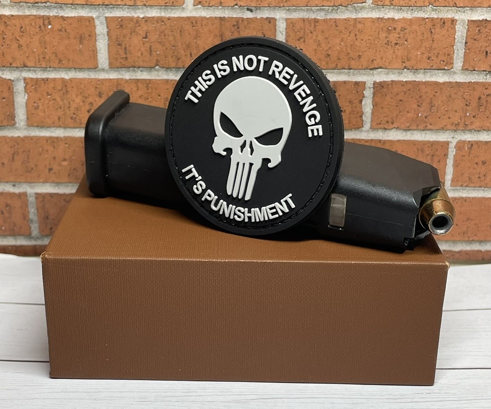 Punisher Skull Patch PVC - Tactical Morale Rubber PVC Punisher Patch