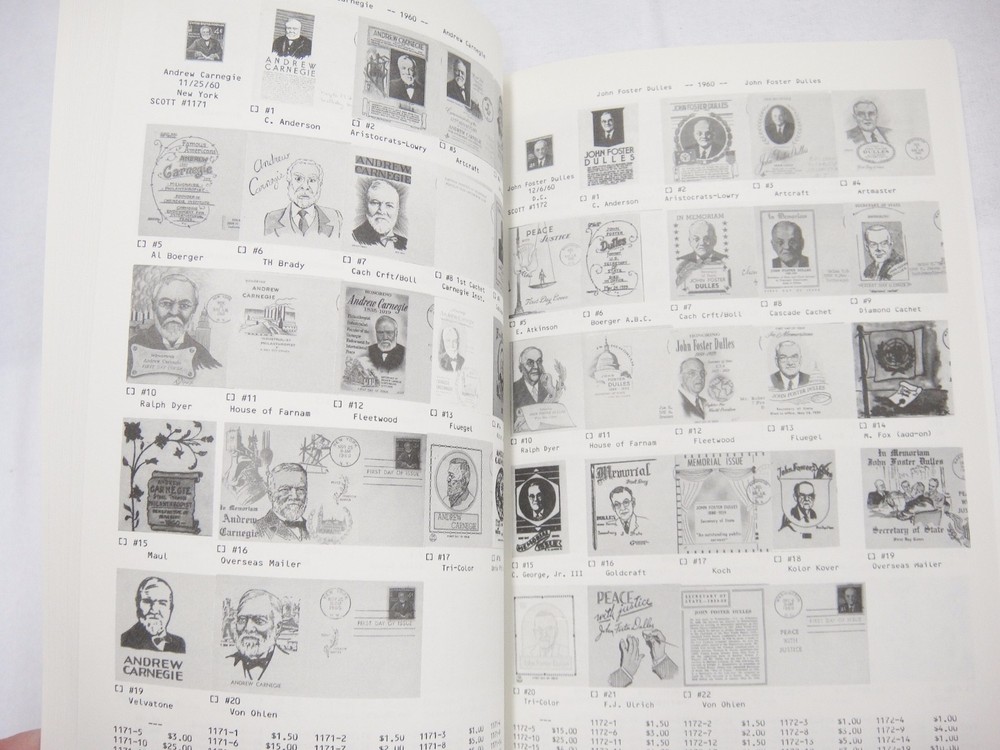 Mellone's Specialized Cachet Catalog First Day Covers 1960s Volume I 1960-1963