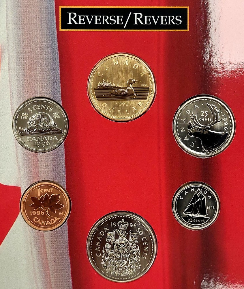 1996 "Oh Canada!" 6 pc. Uncirculated Coin set!