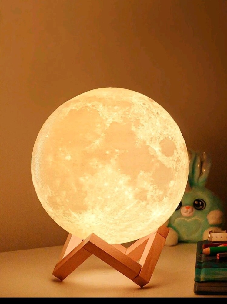 Small Decorative Table Lamps Three D Lamp Decor With White Light Base Size 10 cm