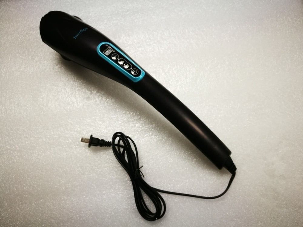 InvoSpa HHMG-8799 Handheld Deep Tissue Massager 6 Interchangeable Nodes 10 Speed