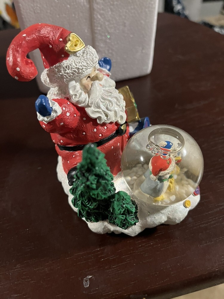 St. Nicholas Square Snow Globe - Santa Claus, Original Box