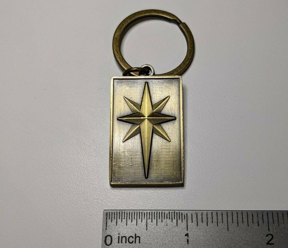 BattleTech Daggerstar Exclusive Reward, Metal, Rectangular, Gold Tone, Keychain
