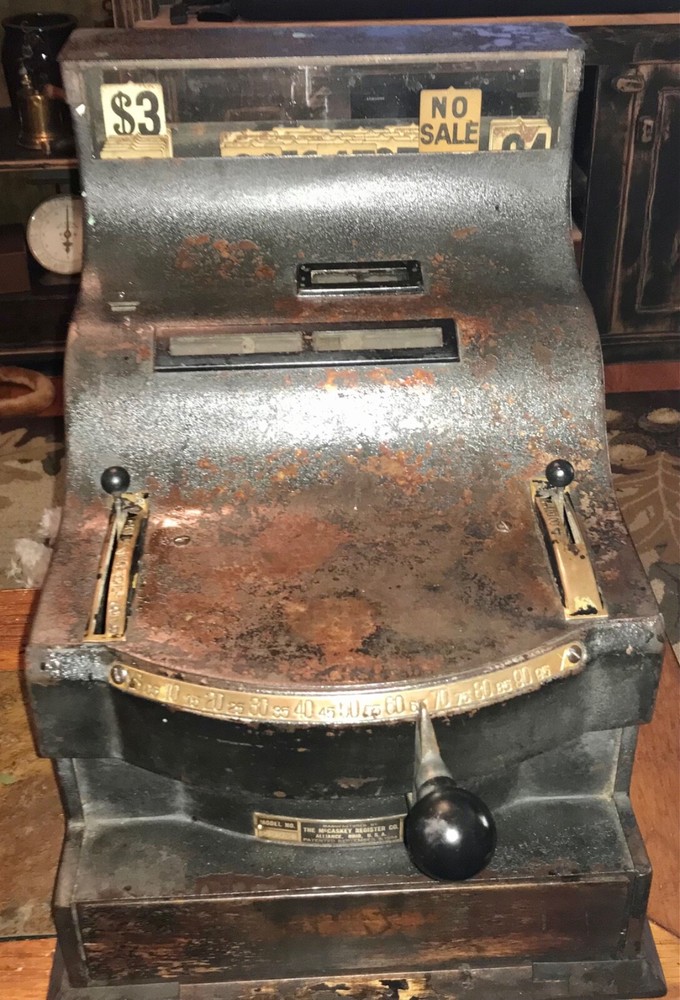 Antique McCaskey 999M Cash Register