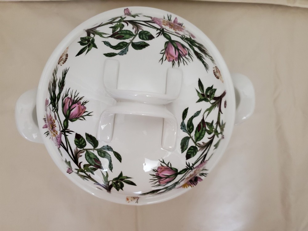 Portmeirion Botanic Garden Earthenware 4 Quart Lidded Casserole